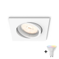 Philips - Luminaria empotrada LED RGBW regulable DONEGAL 1xGU10/4,8W/230V + mando a distancia