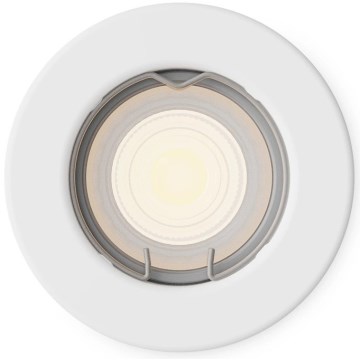 Philips - Luminaria empotrada PERIDOT 1xGU10/7W/230V blanca