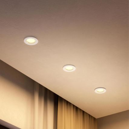 Philips - Luminaria empotrada PERIDOT 1xGU10/7W/230V blanca