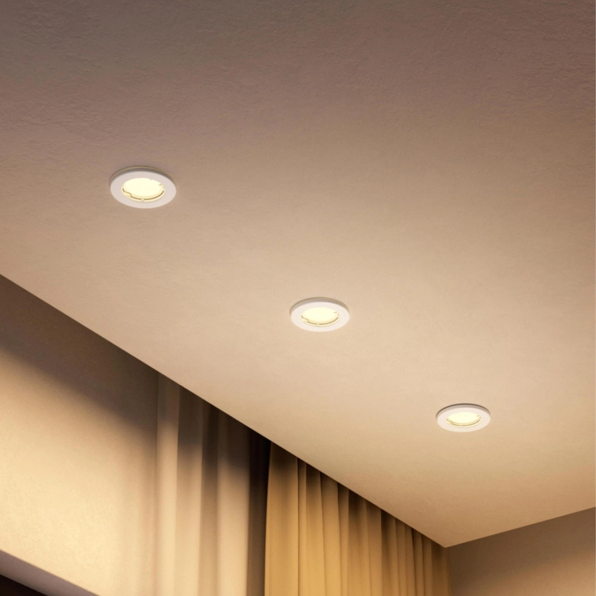 Philips - Luminaria empotrada PERIDOT 1xGU10/7W/230V blanca