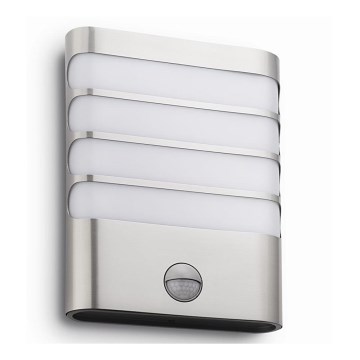 Philips - Luminaria LED exterior con sensor LED/3W IP44