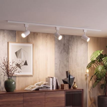 Philips - Foco LED regulable para sistema de riel EASYLINK 3xGU10/7W/230V 2200-2700K 1m blanco