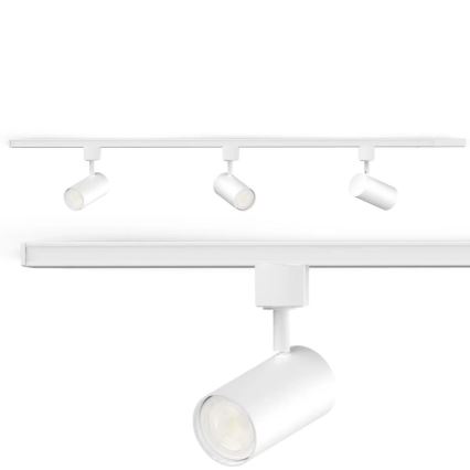 Philips - Foco LED regulable para sistema de riel EASYLINK 3xGU10/7W/230V 2200-2700K 1m blanco