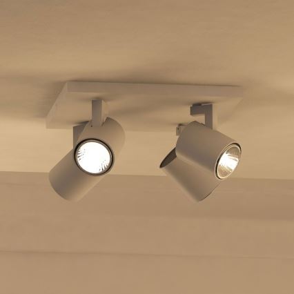 Philips - Foco empotrable LED RGBW regulable RUNNER 4xGU10/6,5W/230V 2700-6500K blanco