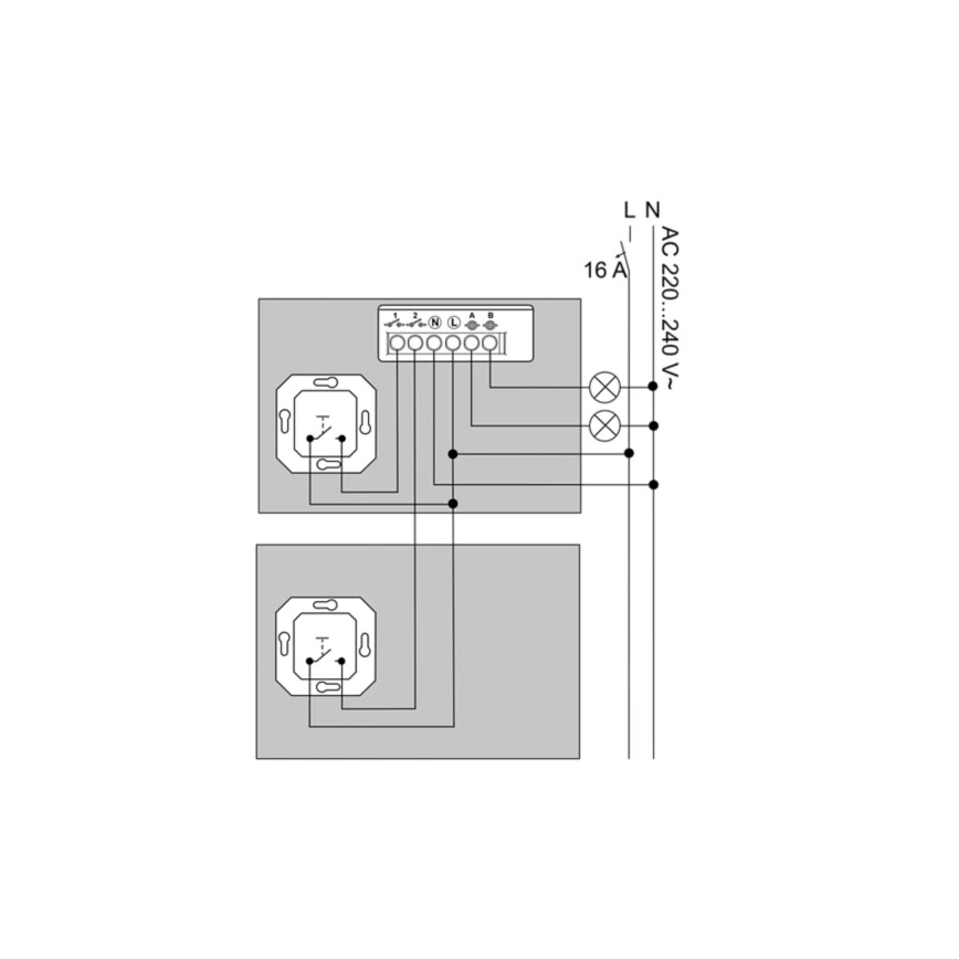 Philips - Módulo Hue para interruptor de pared de 2 botones