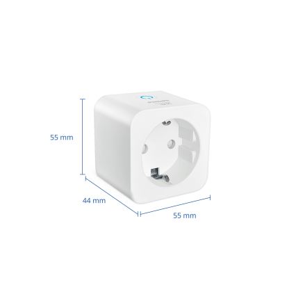Philips - Pack de 2 enchufes inteligentes SCHUKO 2300W + medidor de consumo Wi‑Fi