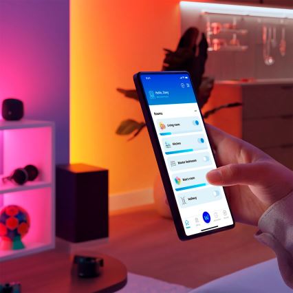 Philips - Juego de 2 luminarias LED RGBIC regulables SMART GRADIENT LED/8W/230V 2700-6500K Wi-Fi