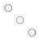 Philips - Pack de 3 focos empotrados 1xGU10/5,5W/230V