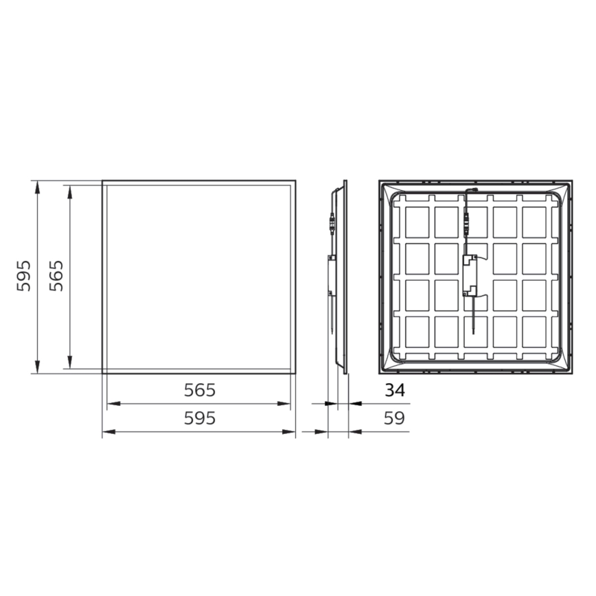 Philips - Panel LED empotrado LED/34W/230V 4000K UGR<22 IP40