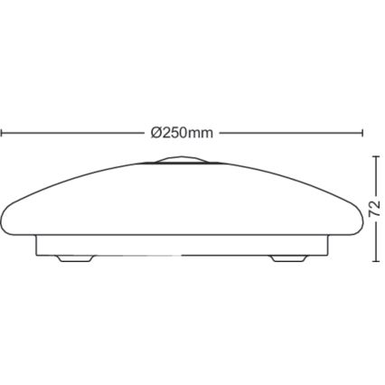 Philips - Plafón LED con sensor MAUVE LED/6W/230V 4000K