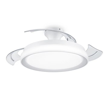 Philips - Plafón LED con ventilador BLISS LED/35W/230V 5500/4000/2700K blanco + control remoto