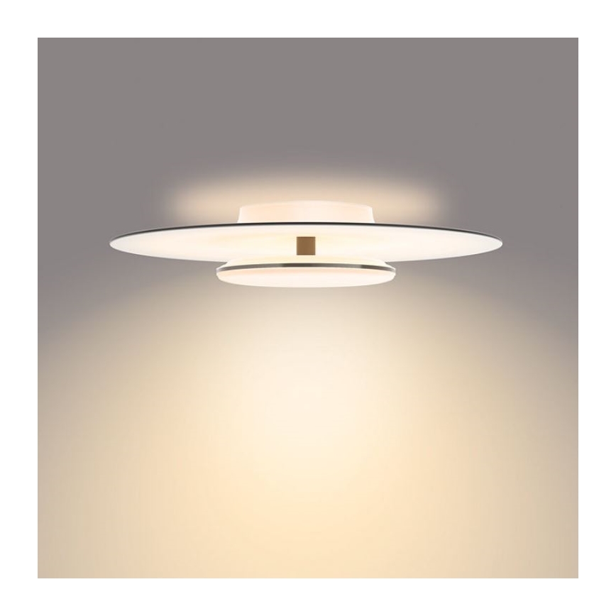 Philips- Plafón LED regulable SCENE SWITCH LED/40W/230V 2700K negro