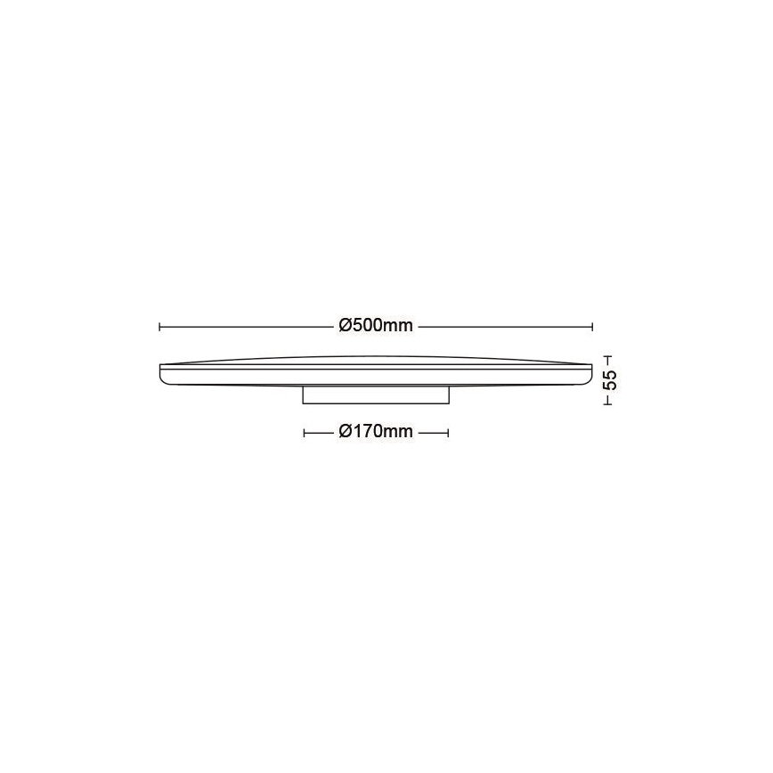 Philips - Plafón LED regulable SCENE SWITCH LED/36W/230V diá. 50 cm 4000K blanco