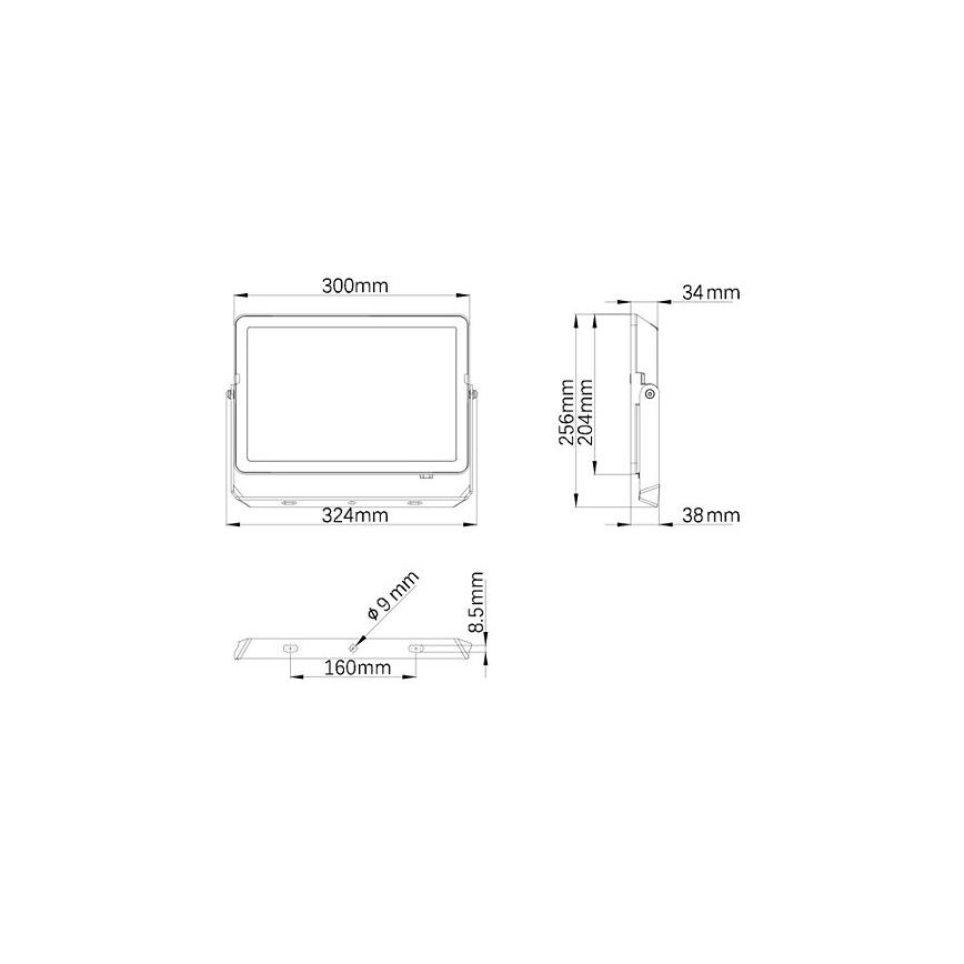 Philips - Proyector LED para exteriores PROJECTLINE LED/100W/230V IP65 4000K