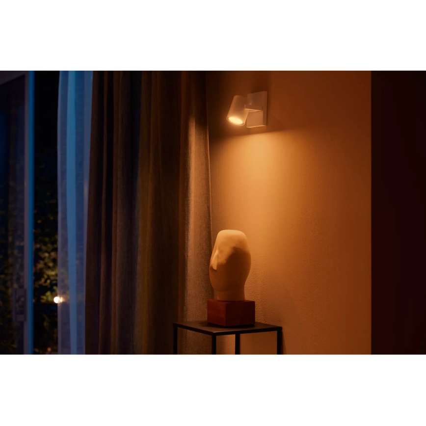 Philips - RGBW Foco LED regulable Hue ARGENTA 1xGU10/4,2W/230V 2000-6500K