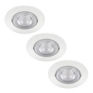Philips - SET 3x LED Lámpara empotrable LED/4,5W/230V 2700K