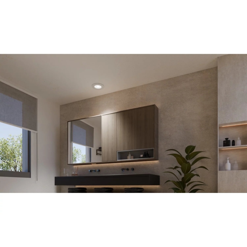 Philips - SET 3x LED RGBW Lámpara empotrable regulable para el baño Hue SLIM LED/8,3W/230V IP44 2000-6500K