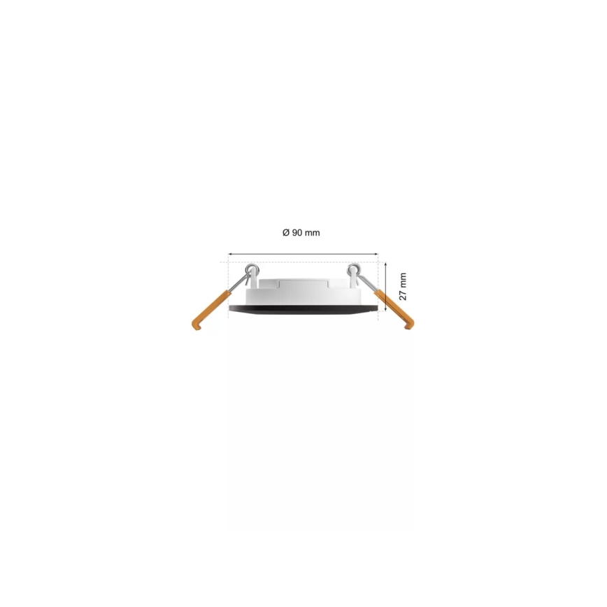 Philips - SET 3x LED RGBW Lámpara empotrable regulable para el baño Hue SLIM LED/8,3W/230V IP44 2000-6500K
