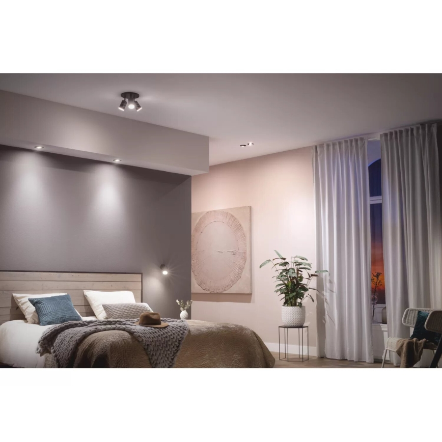 Philips - SET 3xLED RGBW Lámpara empotrable regulable Hue CENTURA 1xGU10/4,2W/230V 2000-6500K