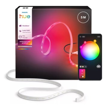 Philips - Tira LED exterior RGBW regulable Hue FLUX 5m LED/30W/230V 2200-6500K IP67