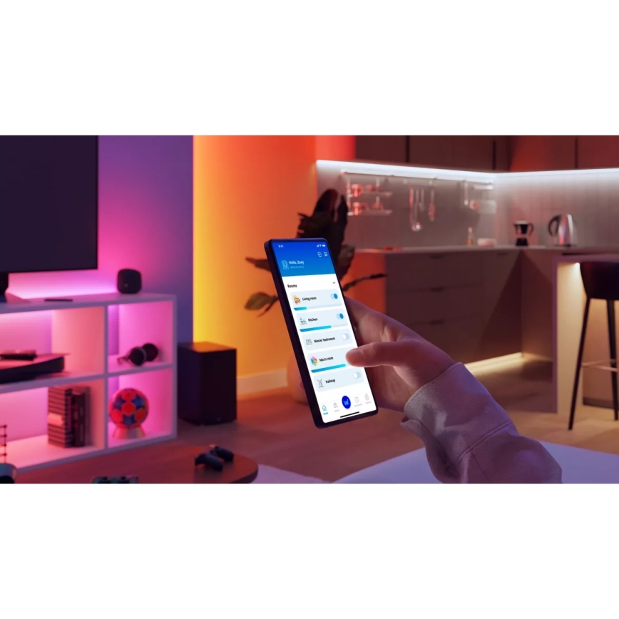 Philips - Tira LED RGB regulable SMART STRIP 5m LED/7W/230V 2200-6500K Wi-Fi