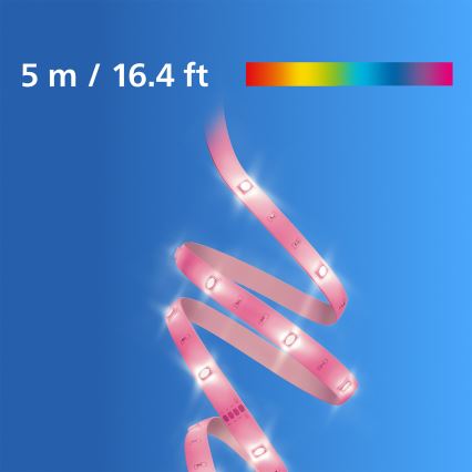 Philips - Tira LED RGB regulable SMART STRIP 5m LED/7W/230V 2200-6500K Wi-Fi