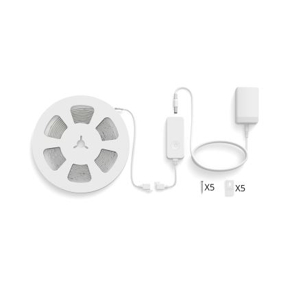 Philips - Tira LED RGB regulable SMART STRIP 5m LED/7W/230V 2200-6500K Wi-Fi