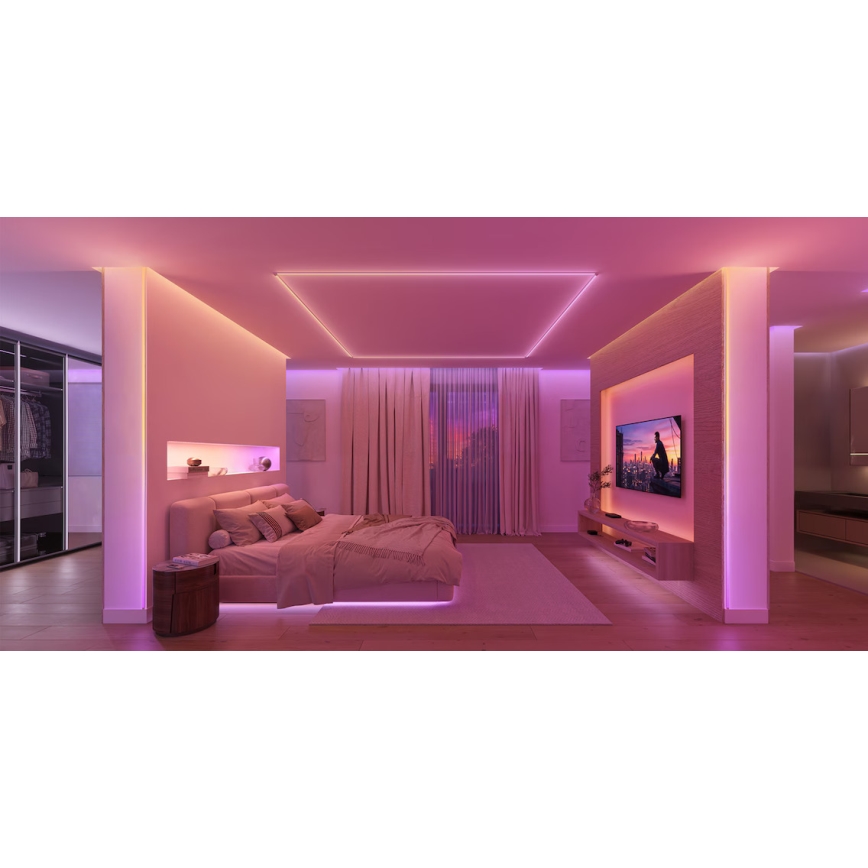 Philips - Tira LED RGBW regulable Hue FLUX 10m LED/20W/230V 2200-6500K