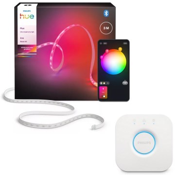 Philips - Tira LED RGBW regulable Hue FLUX 3m LED/29W/230V 2200-6500K + puente Hue
