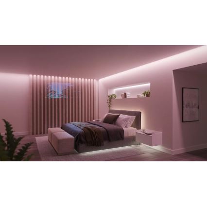 Philips - Tira LED RGBW regulable Hue WHITE AND COLOR AMBIANCE 10 m LED/20W/230V 2000-6500K