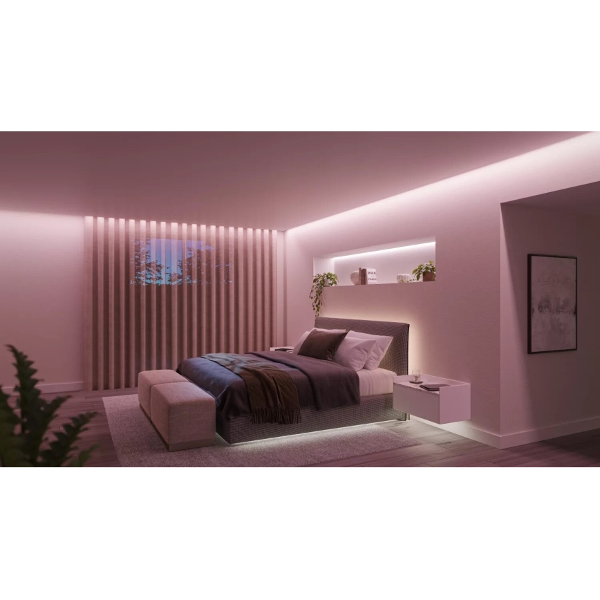 Philips - Tira LED RGBW regulable Hue WHITE AND COLOR AMBIANCE 10 m LED/20W/230V 2000-6500K