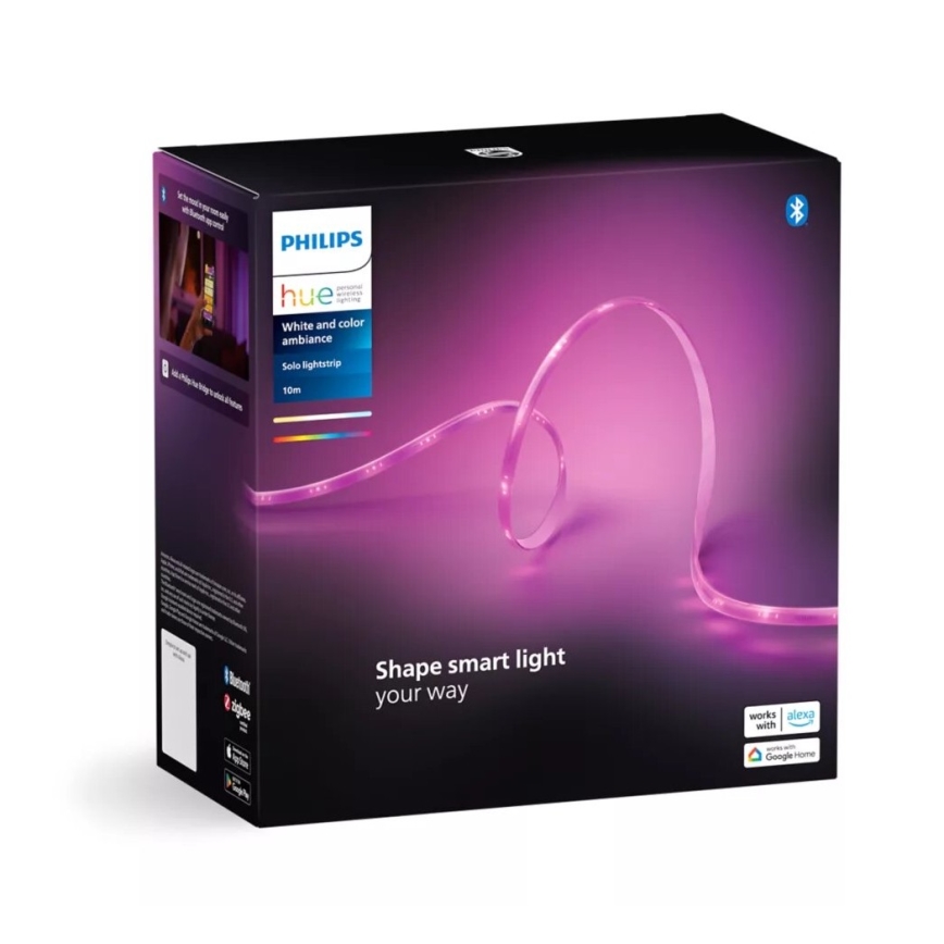 Philips - Tira LED RGBW regulable Hue WHITE AND COLOR AMBIANCE 10 m LED/20W/230V 2000-6500K