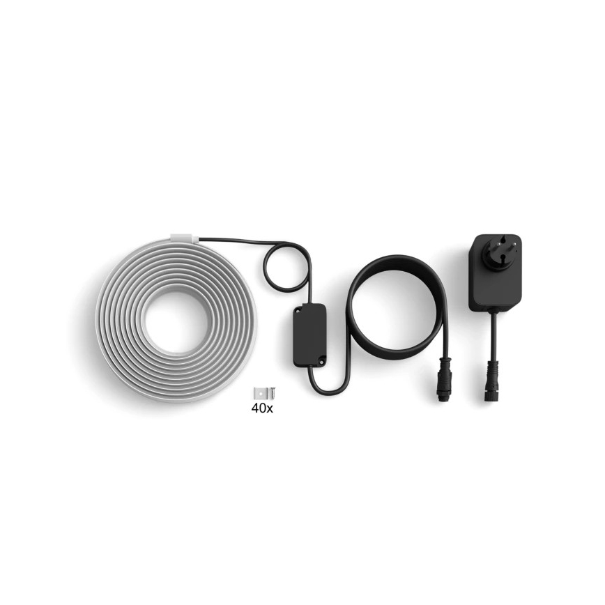 Philips - Tira exterior LED RGBW regulable Hue FLUX 10m LED/30W/230V 2200-6500K IP67