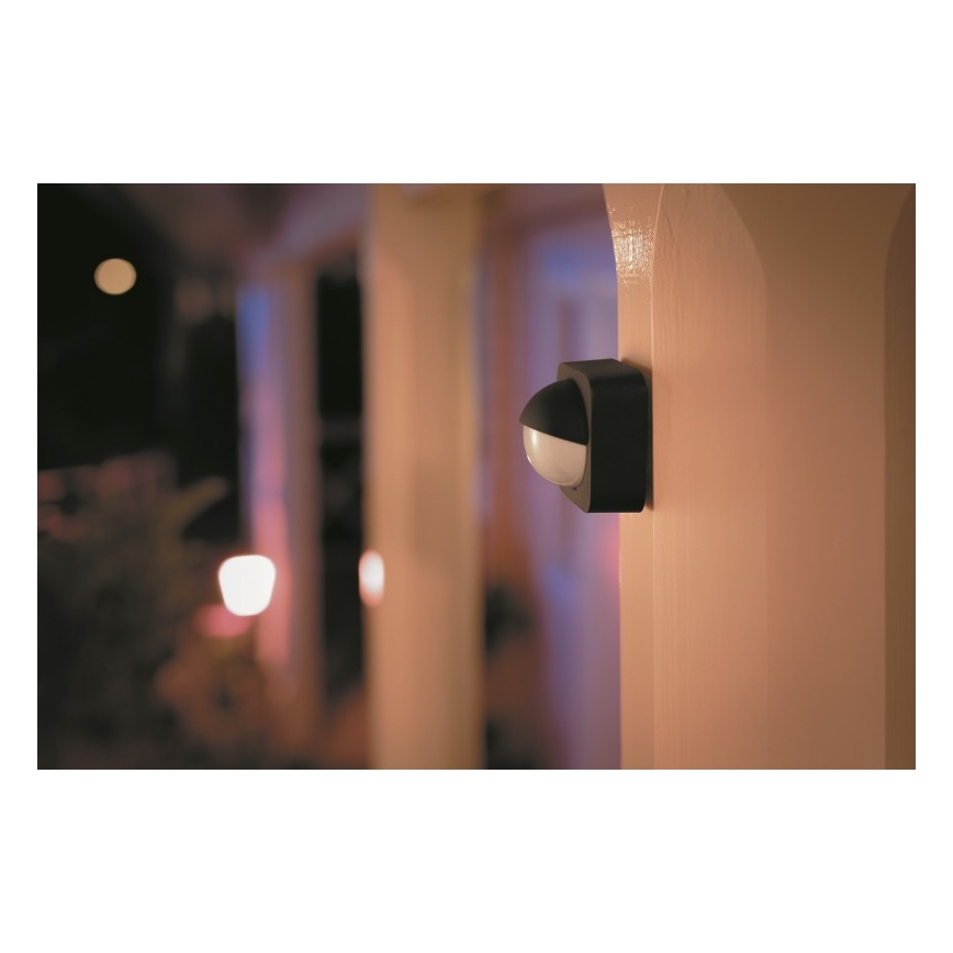 Philips - Tira LED RGBW regulable para exterior Hue FLUX 5m LED/30W/230V 2200-6500K IP67 + sensor de movimiento