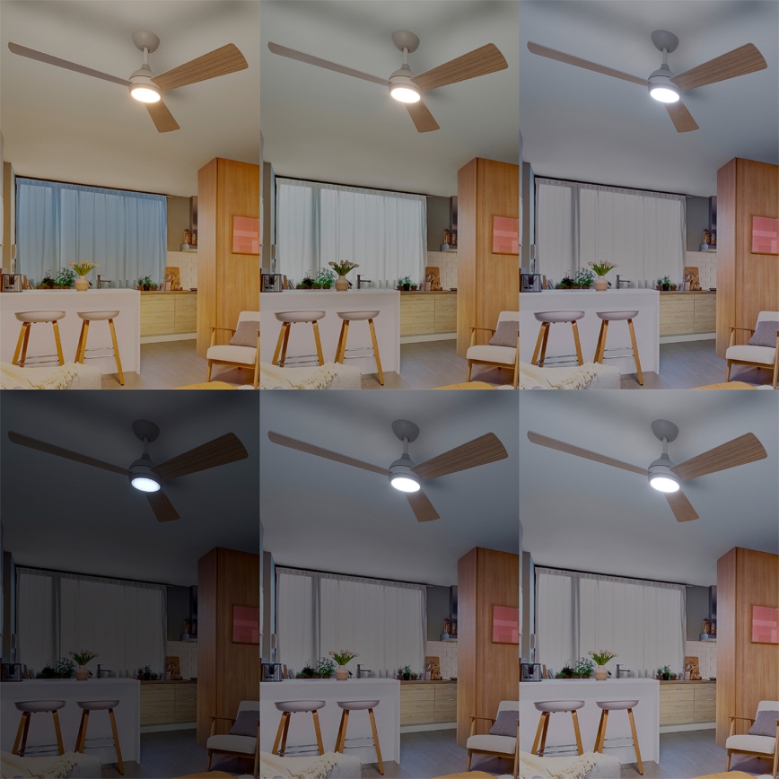 Philips - Ventilador de techo LED regulable CIVX LED/24W/230V + mando a distancia