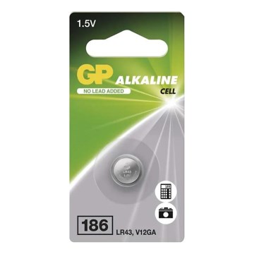 Pila alcalina LR43 GP ALKALINE 1,5V/70 mAh