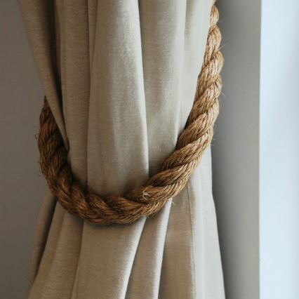 Pinza de cortina BORURAF 60 cm marrón