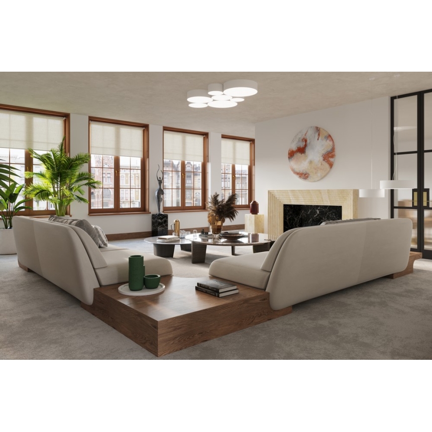 Plafón ARENA 35 2xE27/60W/230V blanco