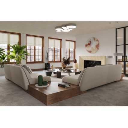 Plafón ARENA 35 2xE27/60W/230V gris