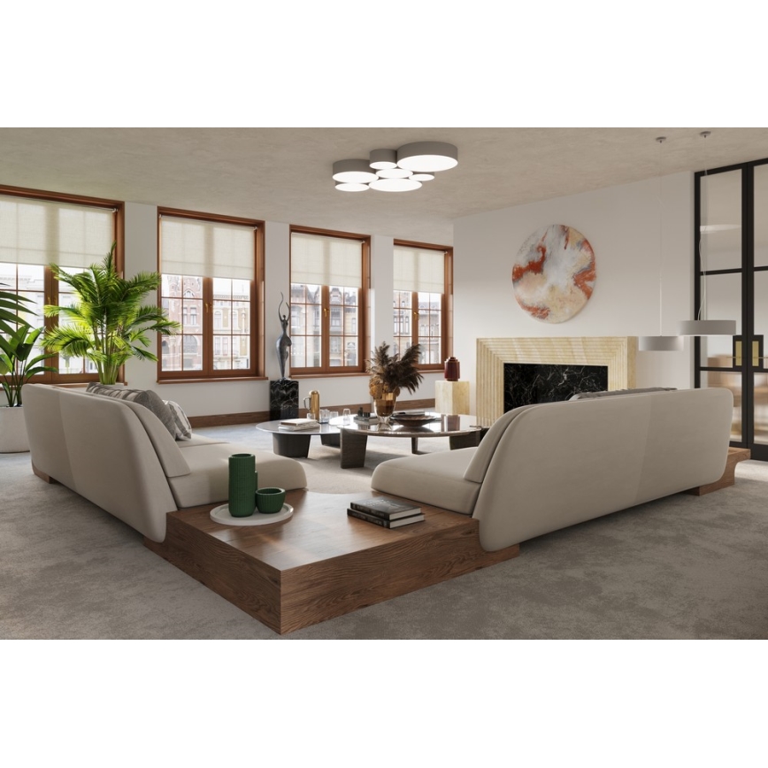 Plafón ARENA 35 2xE27/60W/230V gris