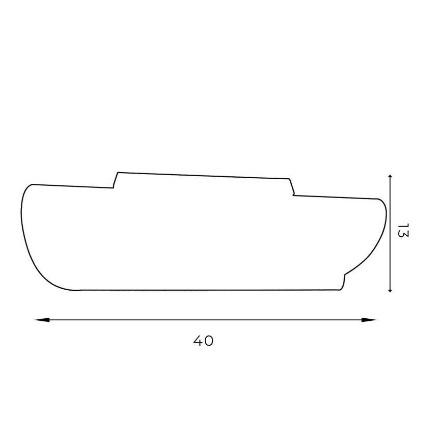 Plafón BARBOS 2xG9/8W/230V blanco