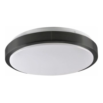 Plafón BENEDYKT 2xE27/20W/230V diá. 33 cm negro