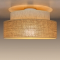 Plafón BOHO 1xE27/60W/230V diá. 40 cm color crema/beige