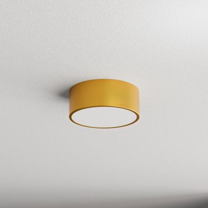 Plafón CLEO 1xE27/24W/230V diá. 20 cm dorado