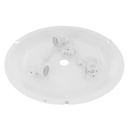 Plafón CLEO 3xE27/24W/230V diá. 40 cm blanco