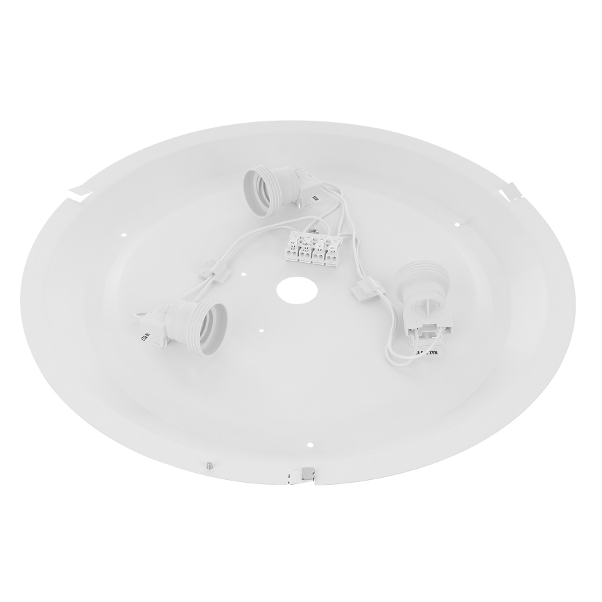 Plafón CLEO 3xE27/24W/230V diá. 40 cm blanco