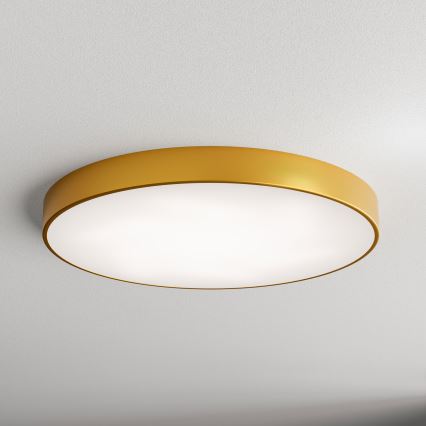 Plafón CLEO 6xE27/24W/230V diá. 80 cm dorado