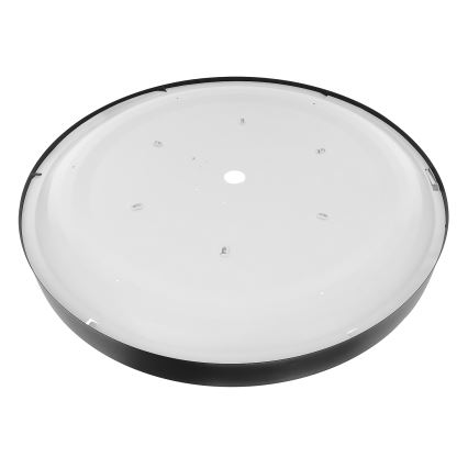 Plafón CLEO 6xE27/24W/230V diá. 80 cm negro