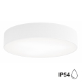 Plafón de baño CLEO 3xE27/24W/230V diá. 40 cm blanco IP54