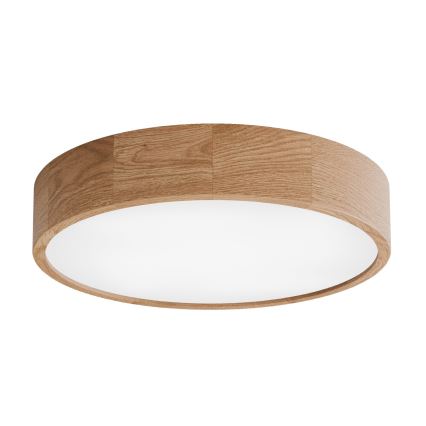 Plafón de baño CLEO 4xE27/24W/230V IP54 diá. 47,5 cm roble